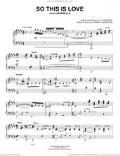 Cover icon of So This Is Love (from Cinderella) sheet music for piano solo by Mack David, Al Hoffman and Jerry Livingston, James Ingram, Al Hoffman, Jerry Livingston and Mack David, intermediate skill level