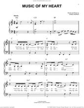 Cover icon of Music Of My Heart sheet music for piano solo by *NSYNC & Gloria Estefan and Diane Warren, easy skill level
