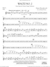 Cover icon of Waltz No. 2 (from Suite for Variety Stage Orchestra) (arr. Brown) sheet music for concert band (pt.1 - flute) by Dmitri Shostakovich and Michael Brown, classical score, intermediate skill level