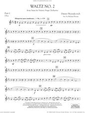 Cover icon of Waltz No. 2 (from Suite for Variety Stage Orchestra) (arr. Brown) sheet music for concert band (pt.1 - oboe) by Dmitri Shostakovich and Michael Brown, classical score, intermediate skill level