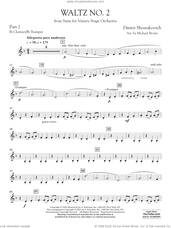 Cover icon of Waltz No. 2 (from Suite for Variety Stage Orchestra) (arr. Brown) sheet music for concert band (Bb clarinet/bb trumpet) by Dmitri Shostakovich and Michael Brown, classical score, intermediate skill level