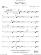 Cover icon of Waltz No. 2 (from Suite for Variety Stage Orchestra) (arr. Brown) sheet music for concert band (pt.5 - Bb bass clarinet) by Dmitri Shostakovich and Michael Brown, classical score, intermediate skill level