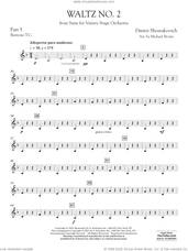 Cover icon of Waltz No. 2 (from Suite for Variety Stage Orchestra) (arr. Brown) sheet music for concert band (pt.5 - baritone t.c.) by Dmitri Shostakovich and Michael Brown, classical score, intermediate skill level