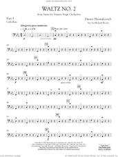Cover icon of Waltz No. 2 (from Suite for Variety Stage Orchestra) (arr. Brown) sheet music for concert band (cello/bass) by Dmitri Shostakovich and Michael Brown, classical score, intermediate skill level