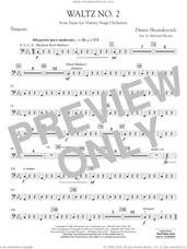 Cover icon of Waltz No. 2 (from Suite for Variety Stage Orchestra) (arr. Brown) sheet music for concert band (timpani) by Dmitri Shostakovich and Michael Brown, classical score, intermediate skill level
