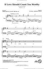Cover icon of If Love Should Count You Worthy sheet music for choir (SATB: soprano, alto, tenor, bass) by Victor Johnson and Sidney Royse Lysaght, intermediate skill level