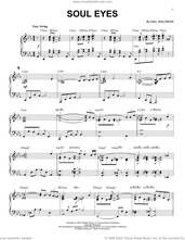 Cover icon of Soul Eyes [Jazz version] (arr. Brent Edstrom) sheet music for piano solo by Mal Waldron and Brent Edstrom, intermediate skill level