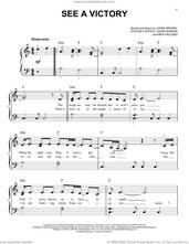 Cover icon of See A Victory sheet music for piano solo by Elevation Worship, The Afters, Ben Fielding, Chris Brown, Jason Ingram and Steven Furtick, easy skill level