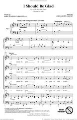Cover icon of I Should Be Glad sheet music for choir (SATB: soprano, alto, tenor, bass) by Greg Gilpin and Sara Teasdale, intermediate skill level