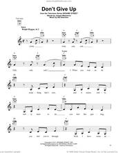 Cover icon of Don't Give Up (from Sesame Street) sheet music for ukulele by Bruno Mars, Bill Sherman and Joseph Mazzarino, intermediate skill level