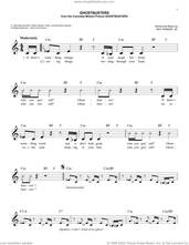Cover icon of Ghostbusters sheet music for voice and other instruments (fake book) by Ray Parker Jr., easy skill level