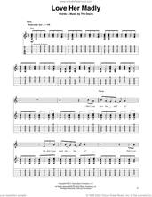 Cover icon of Love Her Madly sheet music for guitar (tablature, play-along) by The Doors, Jim Morrison, John Densmore, Ray Manzarek and Robby Krieger, intermediate skill level