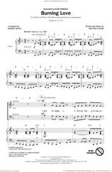 Cover icon of Burning Love (arr. Kirby Shaw) sheet music for choir (SAB: soprano, alto, bass) by Elvis Presley, Kirby Shaw and Dennis Linde, intermediate skill level