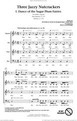 Cover icon of Three Jazzy Nutcrackers sheet music for choir (SATB: soprano, alto, tenor, bass) by Pyotr Ilyich Tchaikovsky and Paul Langford, intermediate skill level
