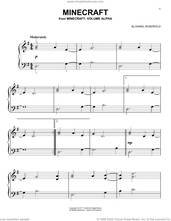 Cover icon of Minecraft (from Minecraft), (easy) sheet music for piano solo by C418 and Daniel Rosenfeld, easy skill level