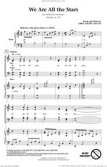 Cover icon of We Are All The Stars sheet music for choir (SATB: soprano, alto, tenor, bass) by Greg Gilpin, intermediate skill level