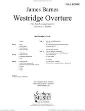 Cover icon of Westridge Overture (COMPLETE) sheet music for concert band by James Barnes and Clarence Barber, intermediate skill level
