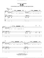 Cover icon of A.M. sheet music for guitar (tablature) by PAX217, Aaron Tosti, David Tosti and Jesse Craig, intermediate skill level