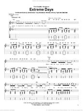 Cover icon of Extreme Days sheet music for guitar (tablature) by tobyMac, dc Talk, Jamie Rowe, Michael Anthony Taylor and Toby McKeehan, intermediate skill level
