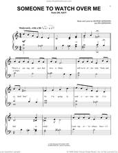 Cover icon of Someone To Watch Over Me sheet music for piano solo by George Gershwin & Ira Gershwin, George Gershwin and Ira Gershwin, beginner skill level