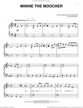 Cover icon of Minnie The Moocher sheet music for piano solo by Irving Mills, Big Bad Voodoo Daddy and Cab Calloway, beginner skill level