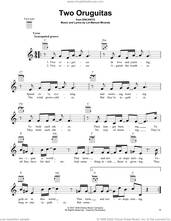 Cover icon of Two Oruguitas (from Encanto) sheet music for ukulele by Lin-Manuel Miranda, intermediate skill level