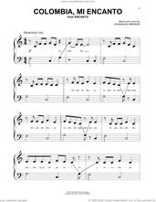 Cover icon of Colombia, Mi Encanto (from Encanto), (beginner) sheet music for piano solo by Lin-Manuel Miranda and Carlos Vives, beginner skill level