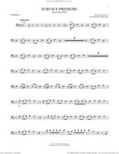 Cover icon of Surface Pressure (from Encanto) sheet music for trombone solo by Lin-Manuel Miranda and Jessica Darrow, intermediate skill level