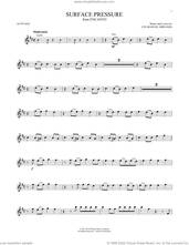 Cover icon of Surface Pressure (from Encanto) sheet music for alto saxophone solo by Lin-Manuel Miranda and Jessica Darrow, intermediate skill level