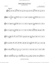 Cover icon of Dos Oruguitas (from Encanto) sheet music for clarinet solo by Lin-Manuel Miranda and Sebastian Yatra, intermediate skill level