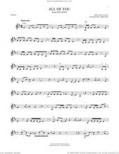 Cover icon of All Of You (from Encanto) sheet music for violin solo by Lin-Manuel Miranda, intermediate skill level
