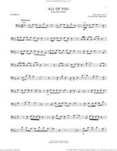 Cover icon of All Of You (from Encanto) sheet music for trombone solo by Lin-Manuel Miranda, intermediate skill level