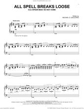 Cover icon of All Spell Breaks Loose (from Spider-Man: No Way Home) sheet music for piano solo by Michael Giacchino and Michael G. Giacchino, intermediate skill level