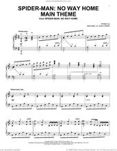 Cover icon of Spider-Man: No Way Home Main Theme (from Spider-Man: No Way Home) sheet music for piano solo by Michael Giacchino and Michael G. Giacchino, intermediate skill level
