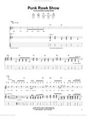 Cover icon of Punk Rawk Show sheet music for guitar (tablature) by MxPx and Mike Herrera, intermediate skill level