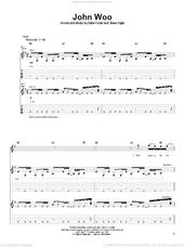 Cover icon of John Woo sheet music for guitar (tablature) by Newsboys, Peter Furler and Steve Taylor, intermediate skill level