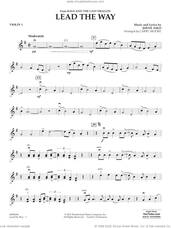 Cover icon of Lead The Way (arr. Larry Moore) sheet music for orchestra (violin 1) by Jhene Aiko and Larry Moore, intermediate skill level