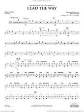 Cover icon of Lead The Way (arr. Larry Moore) sheet music for orchestra (percussion) by Jhene Aiko and Larry Moore, intermediate skill level