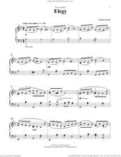 Cover icon of Elegy sheet music for piano solo (elementary) by Naoko Ikeda, beginner piano (elementary)