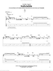 Cover icon of Indivisible sheet music for guitar (tablature) by Pillar, Brad Noone, Michael Wittig and Rob Beckley, intermediate skill level