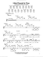 Cover icon of I Am Found In You sheet music for guitar solo (chords) by Steven Curtis Chapman, easy guitar (chords)