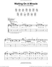 Cover icon of Waiting On A Miracle (from Encanto) sheet music for guitar solo (easy tablature) by Lin-Manuel Miranda and Stephanie Beatriz, easy guitar (easy tablature)