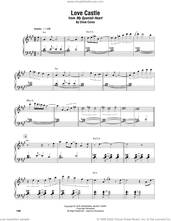 Cover icon of Love Castle sheet music for piano solo (transcription) by Chick Corea, intermediate piano (transcription)