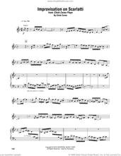 Cover icon of Improvisation On Scarlatti sheet music for piano solo (transcription) by Chick Corea, intermediate piano (transcription)
