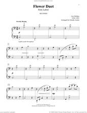 Cover icon of Flower Duet (from Lakme) (arr. Glenda Austin) sheet music for piano four hands by Leo Delibes and Glenda Austin, classical score, intermediate skill level
