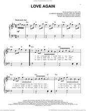 Cover icon of Love Again sheet music for piano solo by Dua Lipa, Bing Crosby, Chelcee Grimes, Clarence Bernard Coffee, Harry Crosby, Irving Wallman, Max Wartell and Stephen Kozmeniuk, easy skill level