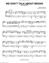 Cover icon of We Don't Talk About Bruno (from Encanto) sheet music for piano solo by Lin-Manuel Miranda, intermediate skill level