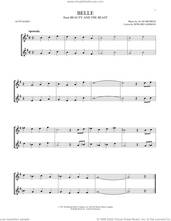 Cover icon of Belle (from Beauty And The Beast) sheet music for two alto saxophones (duets) by Alan Menken & Howard Ashman, Alan Menken and Howard Ashman, intermediate skill level