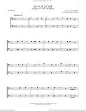 Cover icon of Be Our Guest (from Beauty And The Beast) sheet music for two trombones (duet, duets) by Alan Menken, Alan Menken & Howard Ashman and Howard Ashman, intermediate skill level