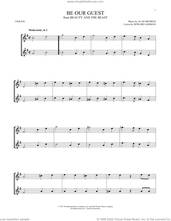 Cover icon of Be Our Guest (from Beauty And The Beast) sheet music for two violins (duets, violin duets) by Alan Menken and Howard Ashman, intermediate skill level